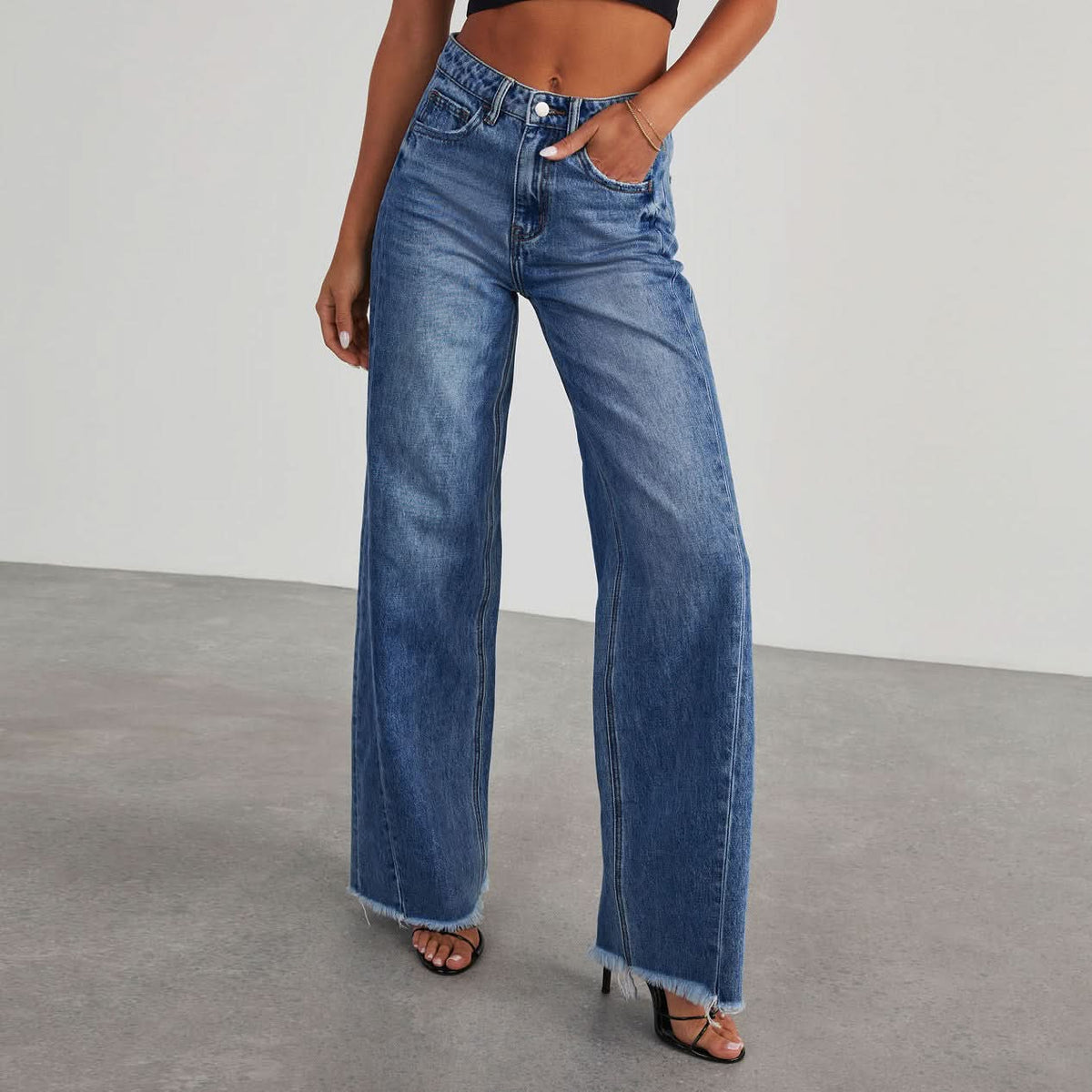 Brooklyn Frayed Jeans