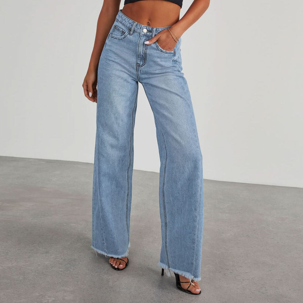 Brooklyn Frayed Jeans