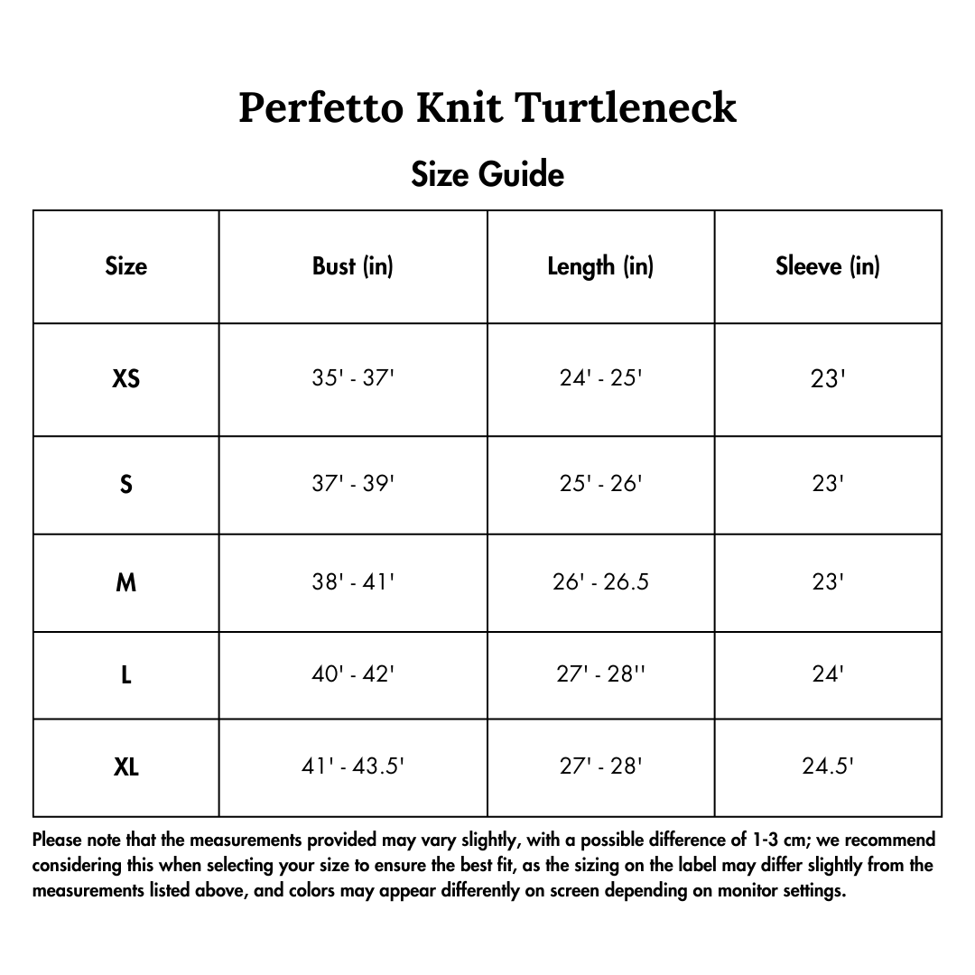 Perfetto Knit Turtleneck