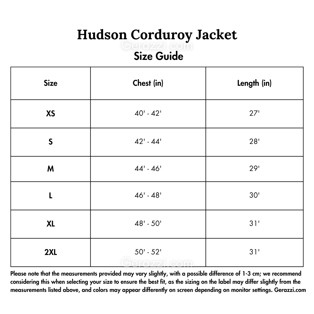 Hudson Corduroy Jacket