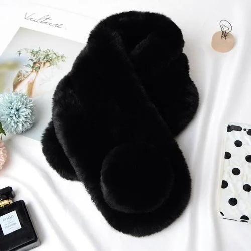 WinterGlow Rabbit Scarf