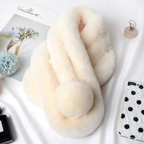 WinterGlow Rabbit Scarf