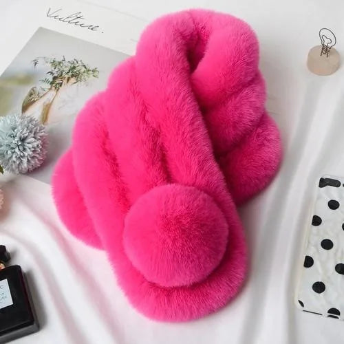 WinterGlow Rabbit Scarf