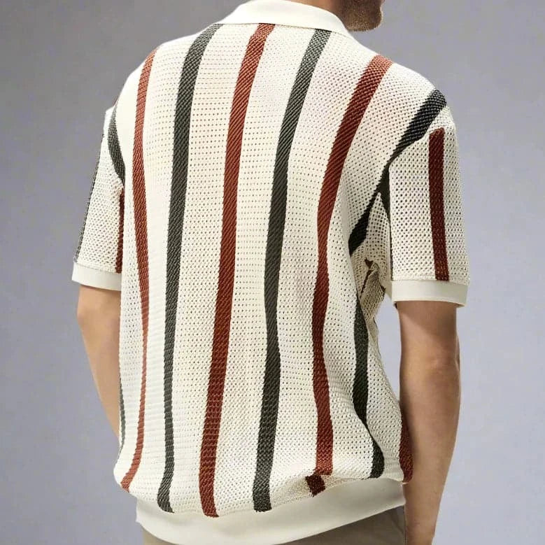 Hollow Breathable Knitted T-shirt