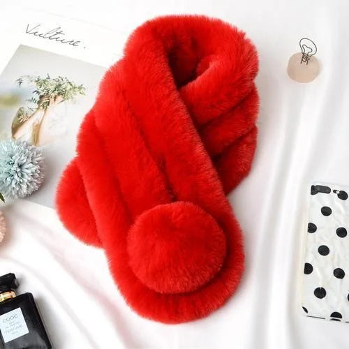 WinterGlow Rabbit Scarf