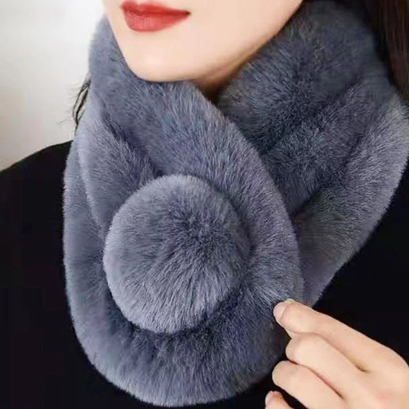 WinterGlow Rabbit Scarf