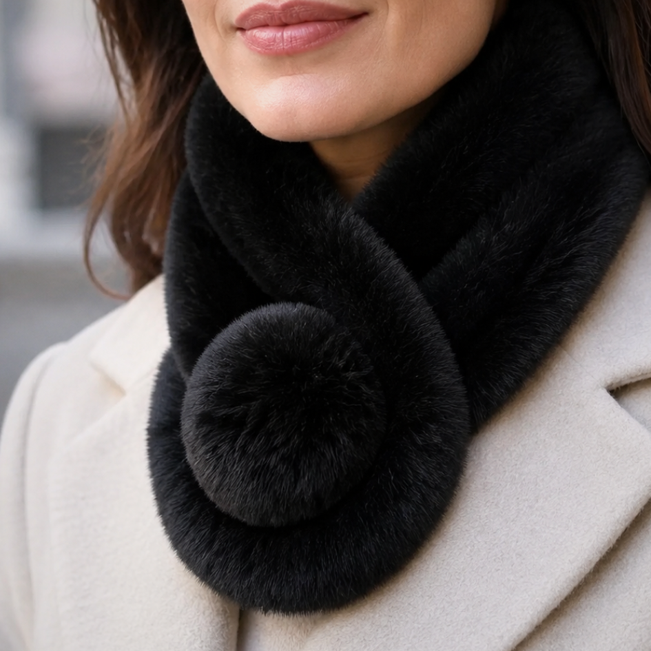 WinterGlow Rabbit Scarf