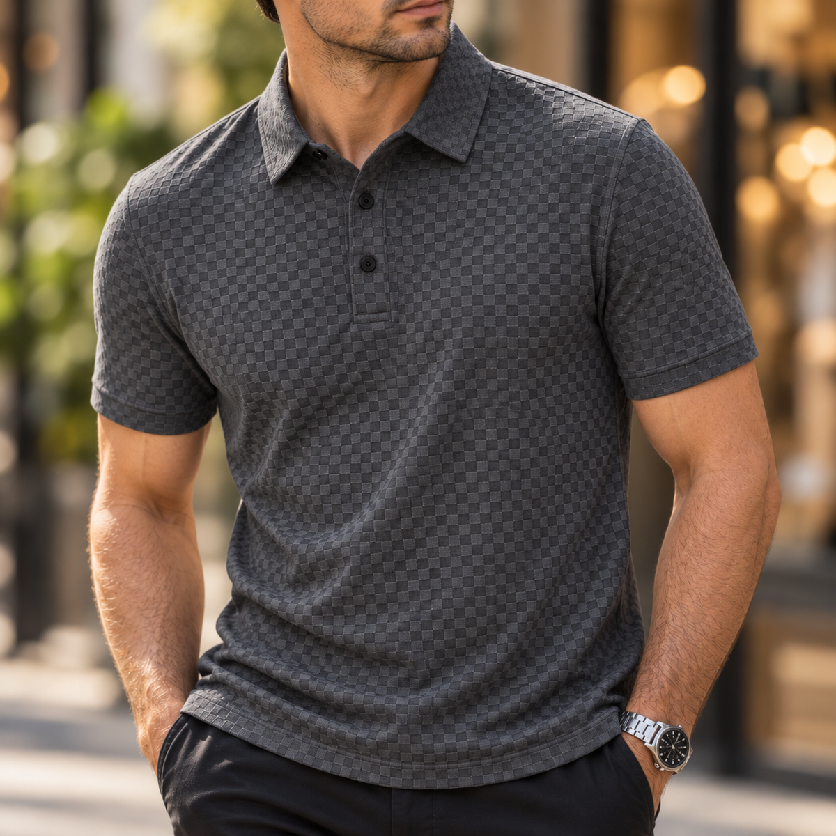 Monaco Textured Polo