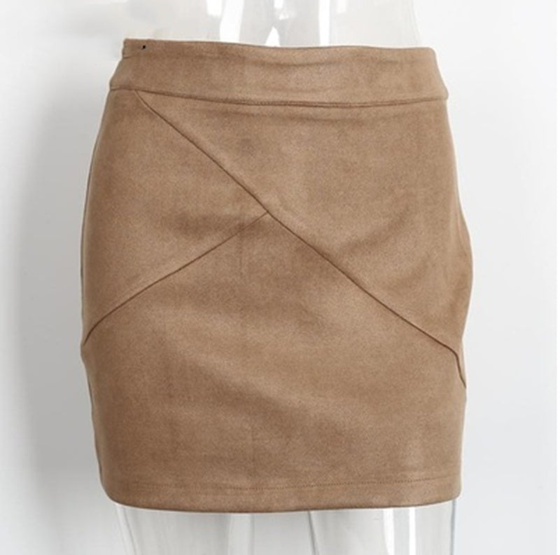 Geneva Suede Skirt