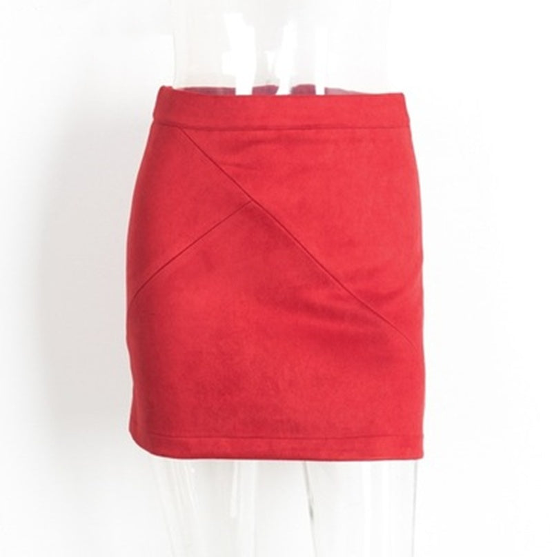 Geneva Suede Skirt