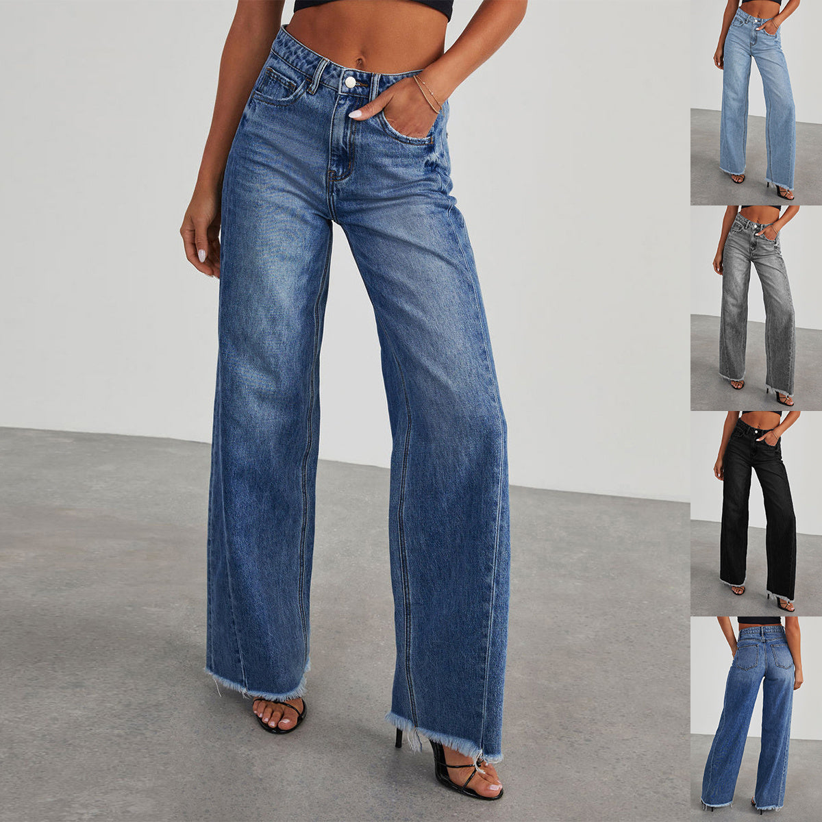 Brooklyn Frayed Jeans