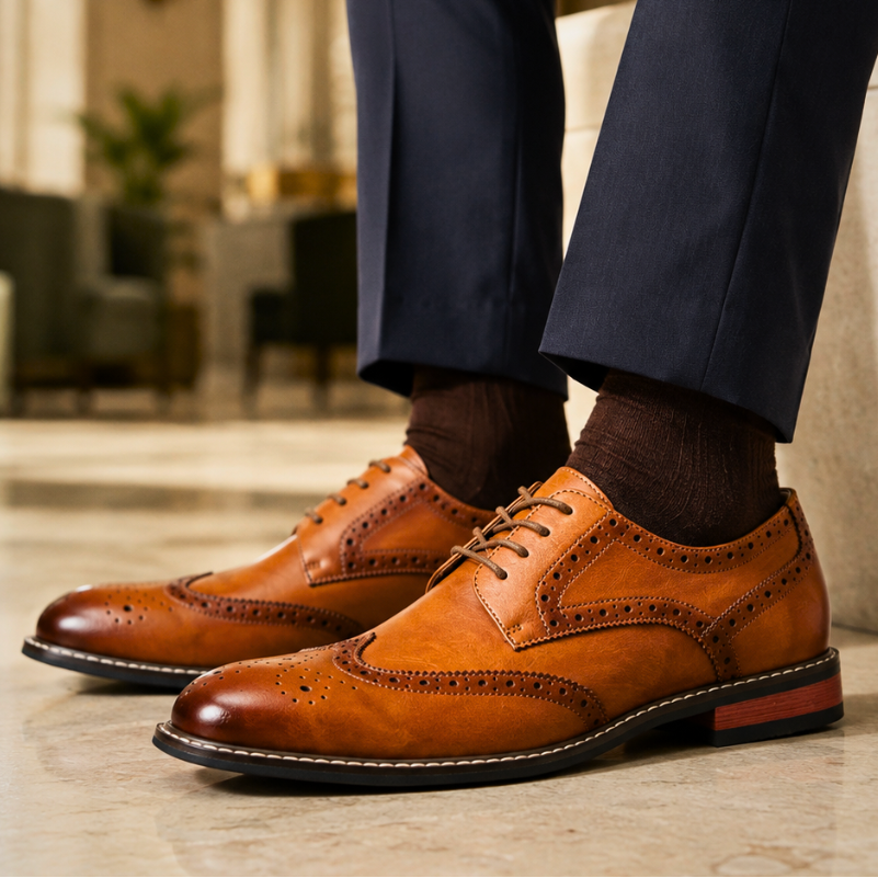 Elite Wingtip Oxfords