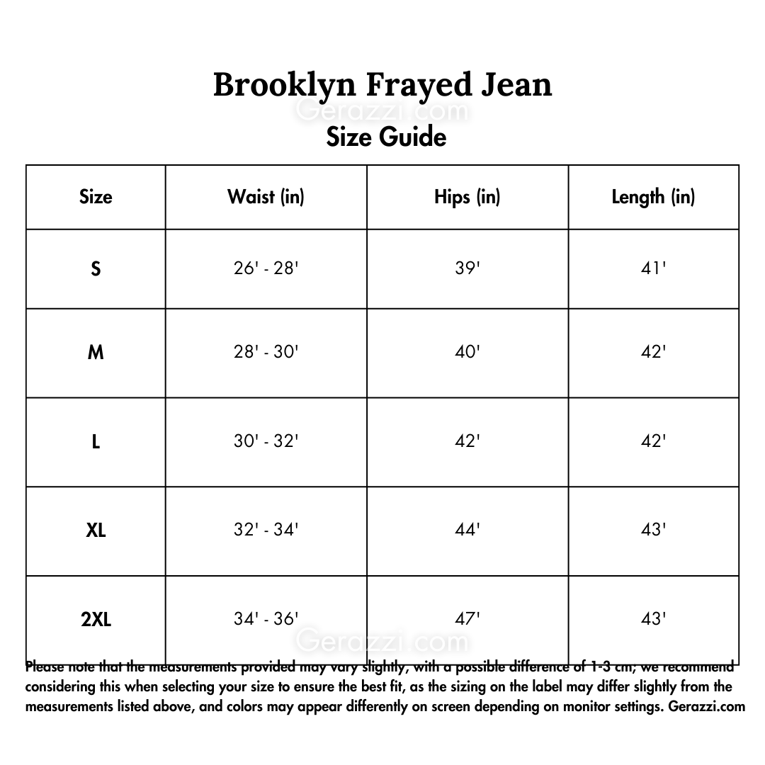 Brooklyn Frayed Jeans