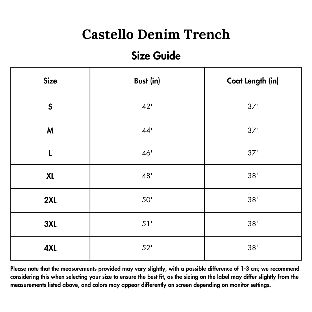 Castello Denim Trench