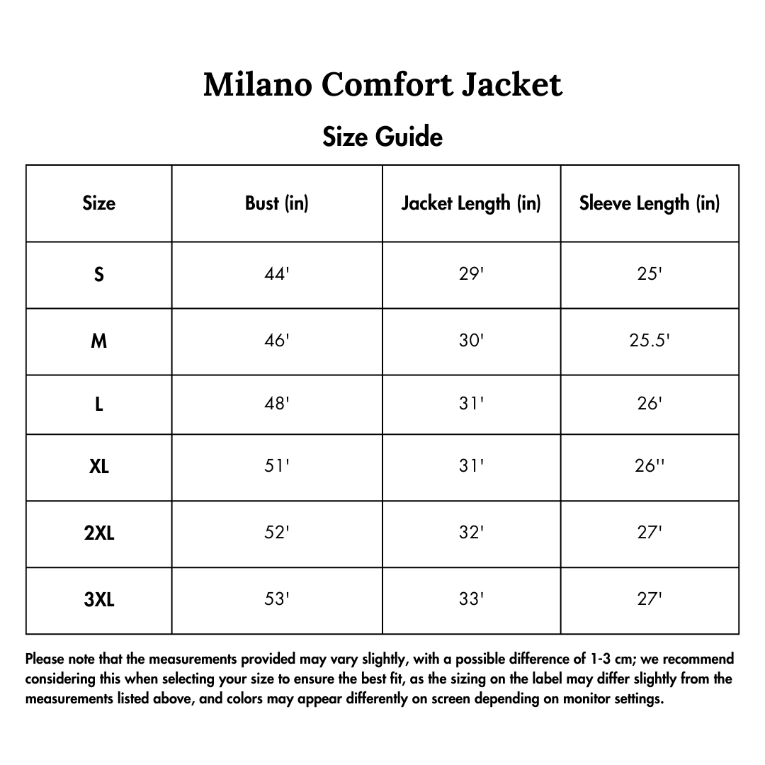 Milano Comfort Jacket